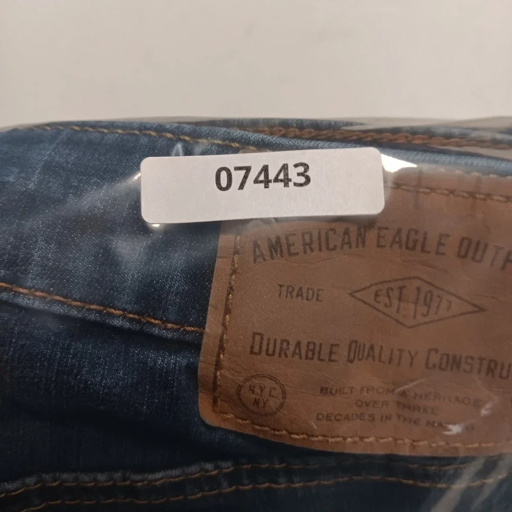 American Eagle Slim Straight Extreme Flex Men‎ 28x28 Blue Dark Wash Jeans